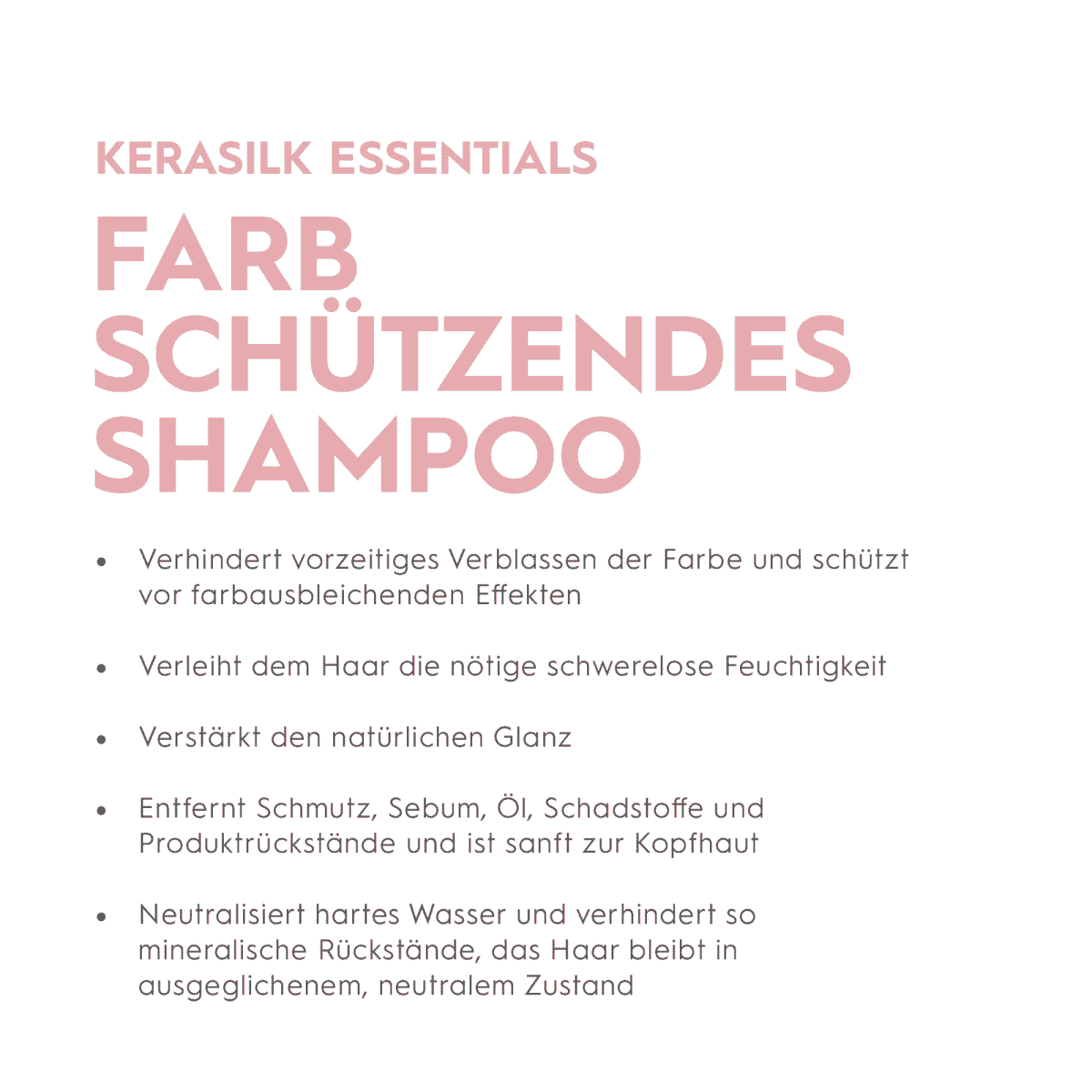 Farbschützendes Shampoo