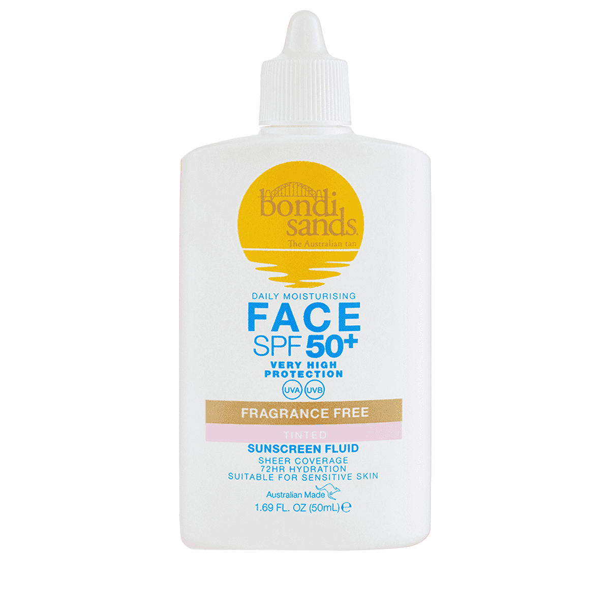 SPF 50+ Fragrance Free Tinted Face Fluid