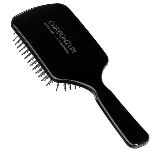 Carbonium Silver Ion Paddle Brush 24.5 cm Fiber Pins