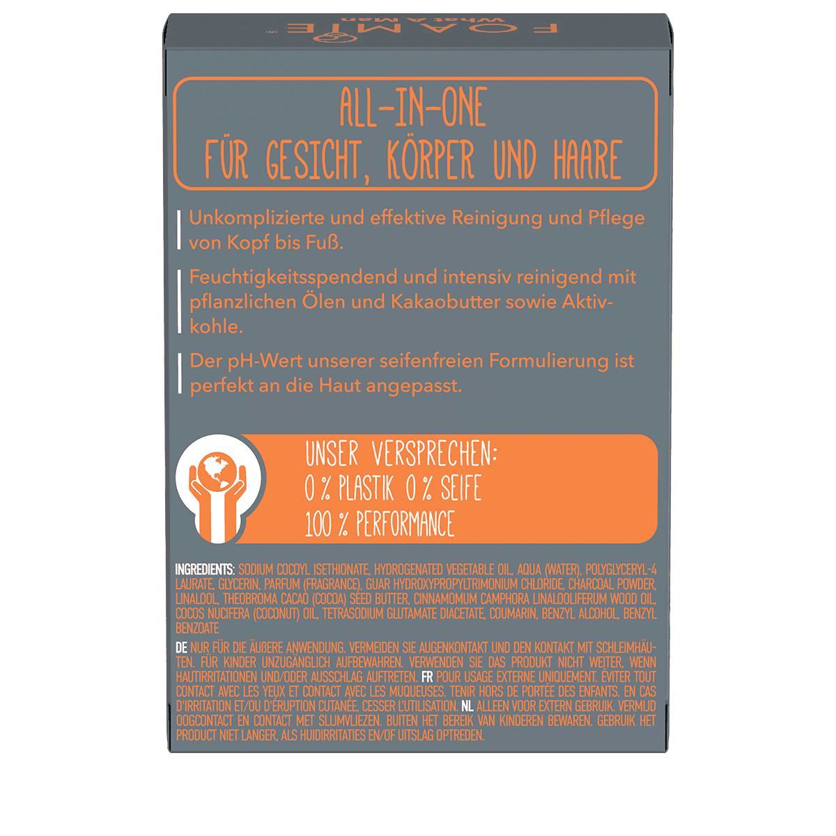 3in1 Solid Shower Care - What a Man