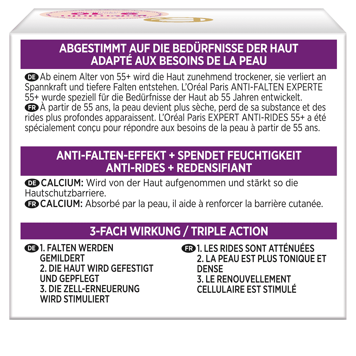 Firming Care Night Calcium 55+