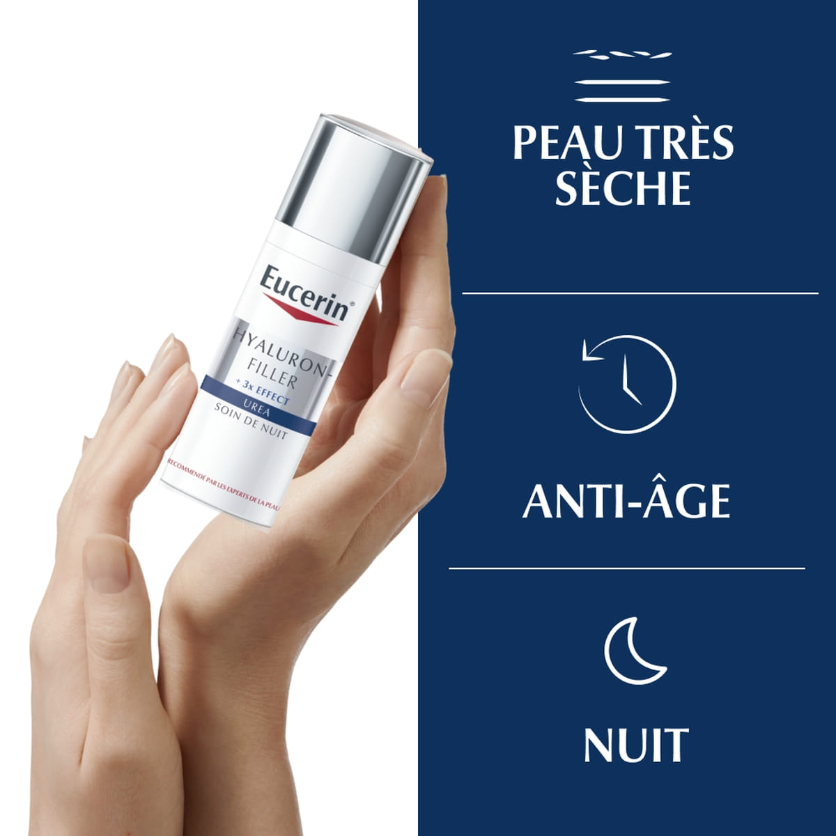 Soin de nuit avec 5 % Urée
