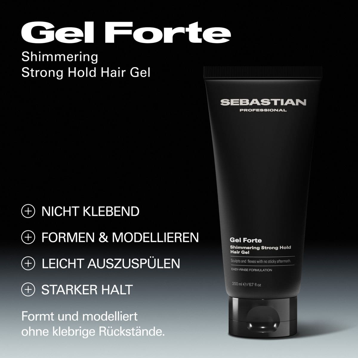 Shimmering Strong Hold Hair Gel