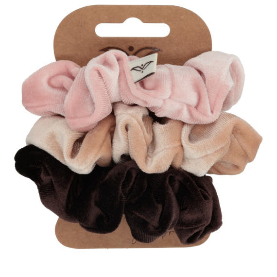 Scrunchie Yoga - Rosa, Nude, Marrone Scuro