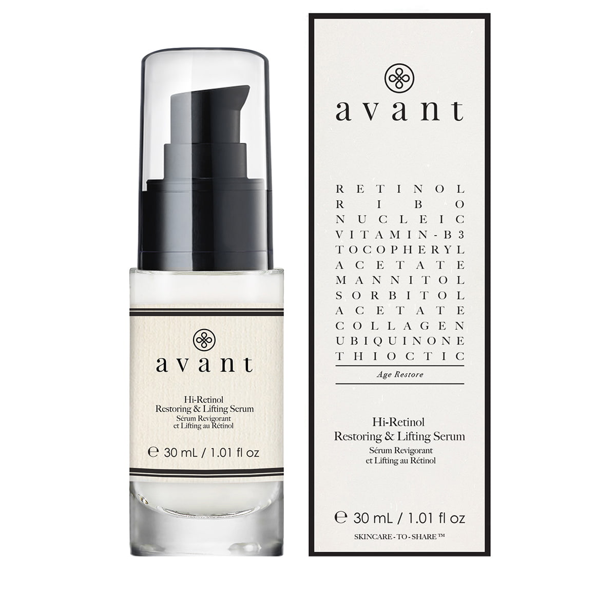 Sérum Revigorant et Lifting au Rétinol