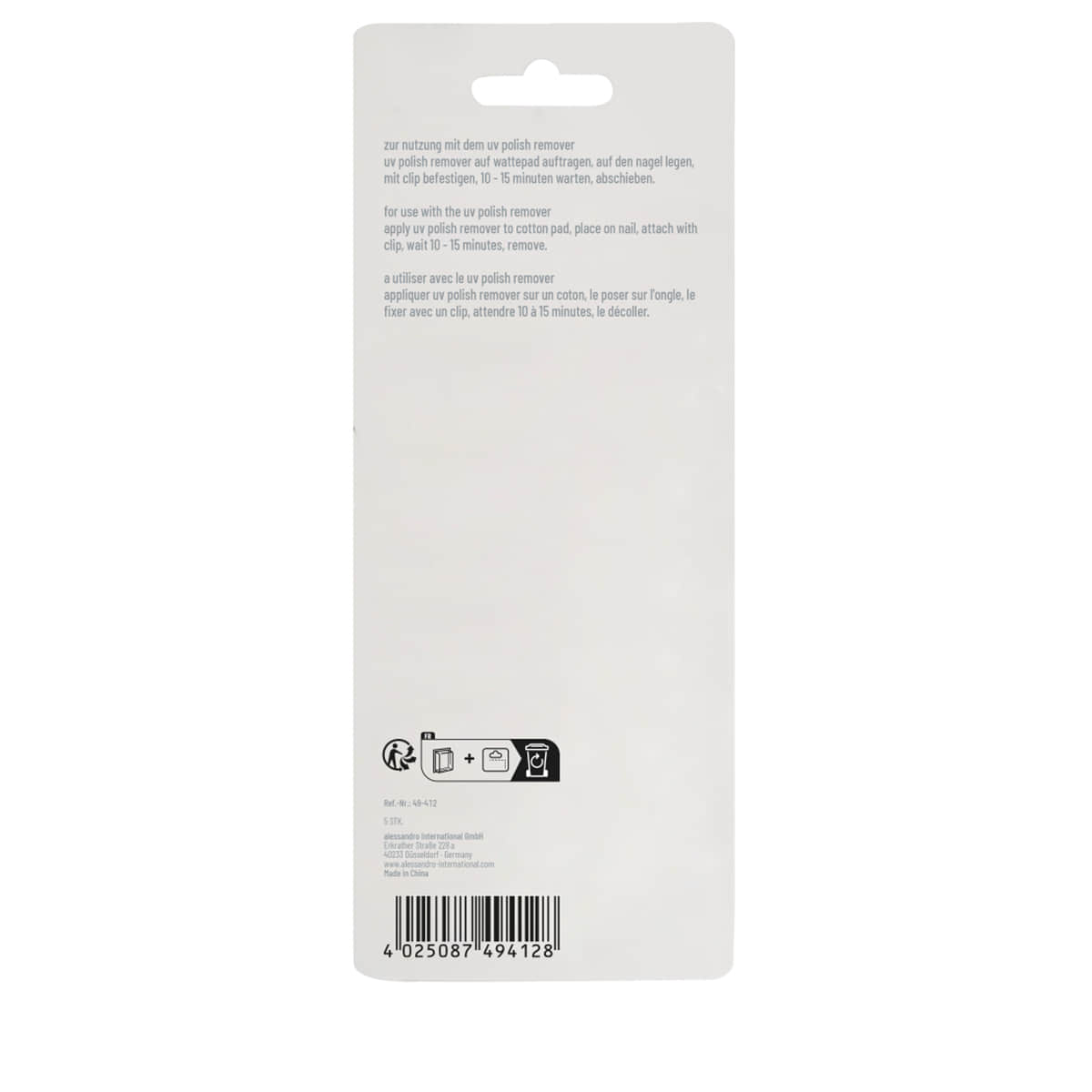UV Polish Remover Clips