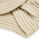 Knitted turban cap, beige