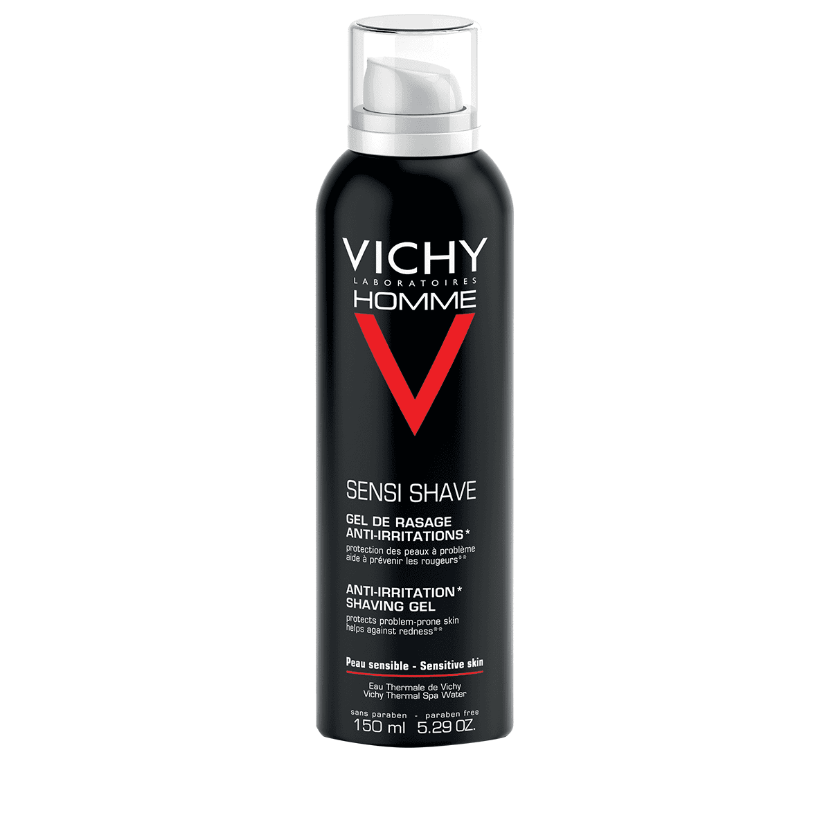 Gel de rasage anti-irritations