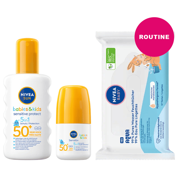 Babies & Kids Sensitive Sun Protection Routine