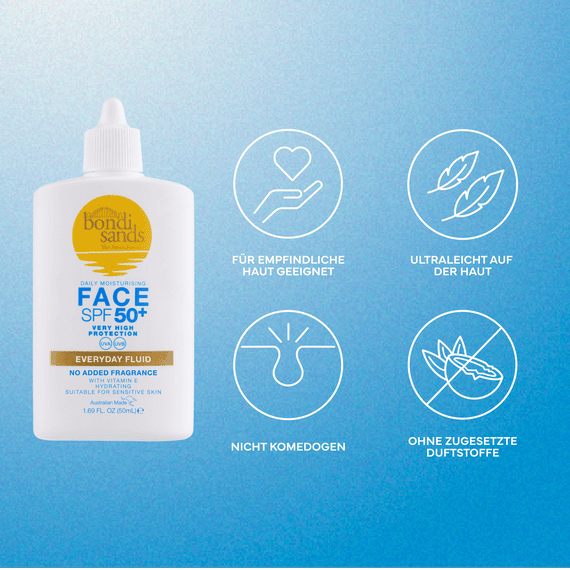 SPF 50+ Fragrance Free Face Fluid