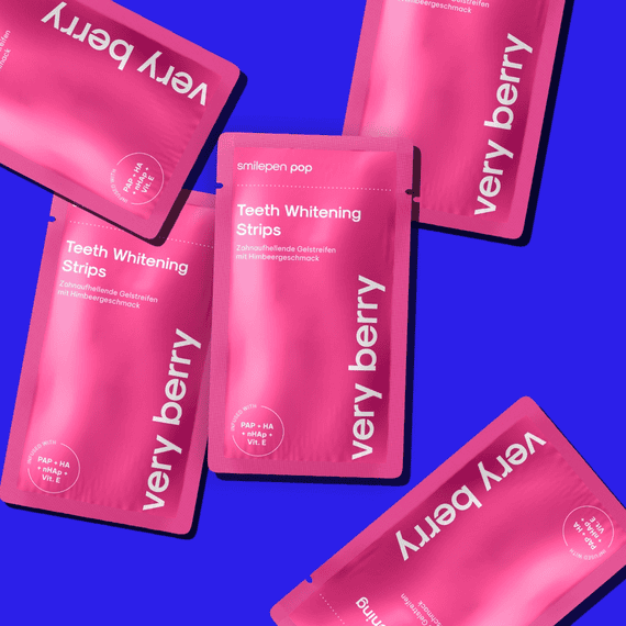 Pop Very Berry Whitening Strips 7x2