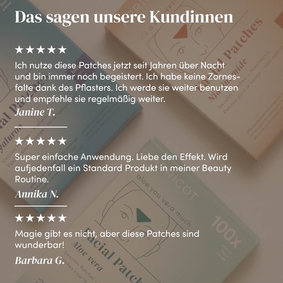 Gesicht Patches mit Hyaluron - Mini