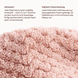 Ultrasaugstarkes Mikrofaser-Haarturbanhandtuch - 2er Set - Blush & Soft Rose
