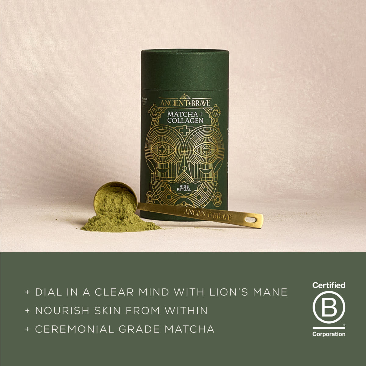 Ceremonial Matcha + Collagen Tub