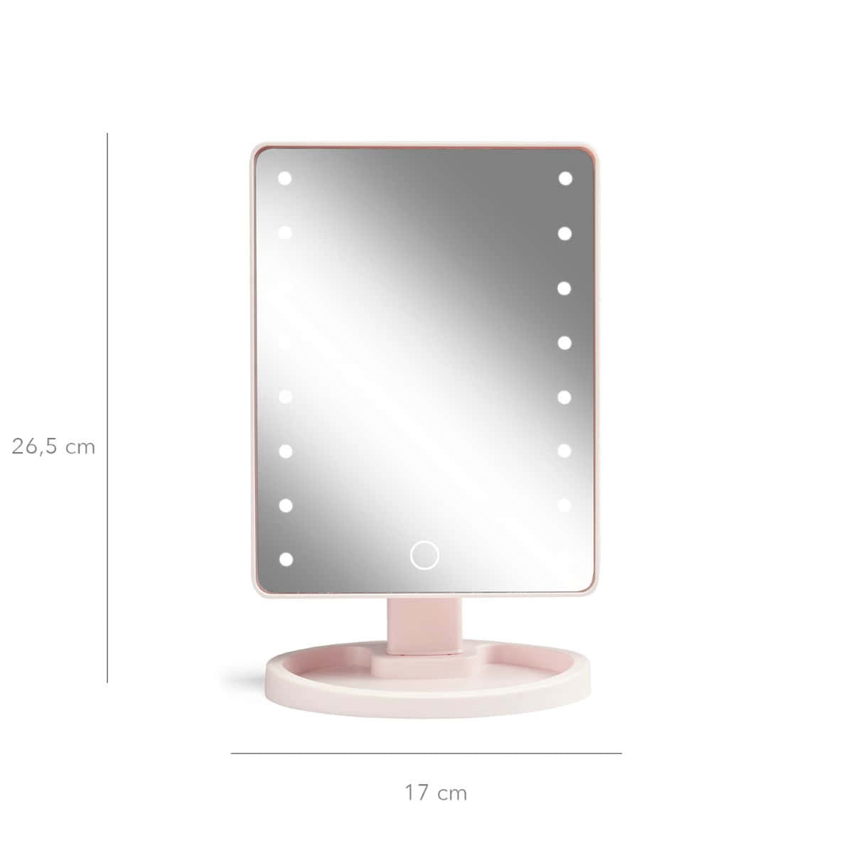 Miroir De Maquillage 21 Lumières LED & Fonction Tactile