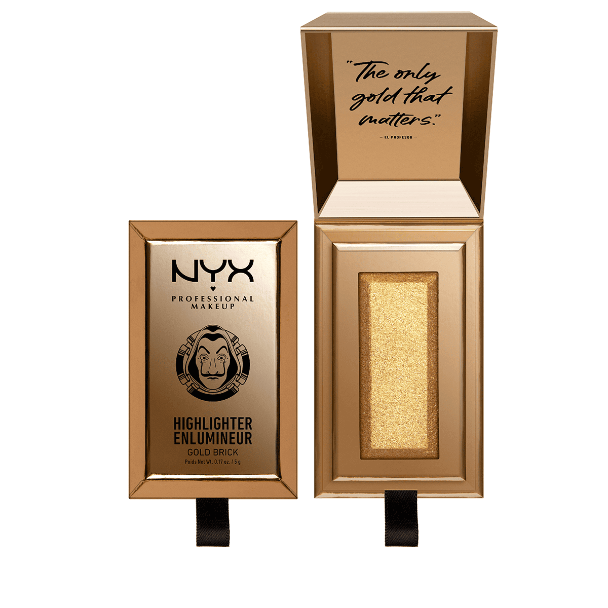 Casa De Papel - Gold Bar Highlighter Classic Gold