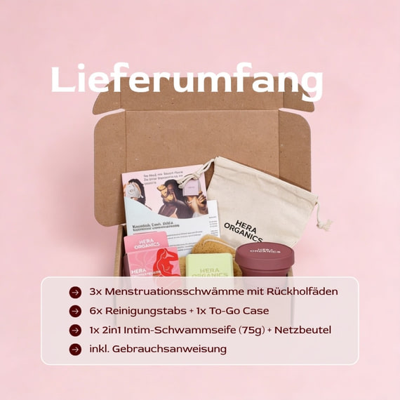 Starter kit: Menstrual Sponges S - 3 pcs.