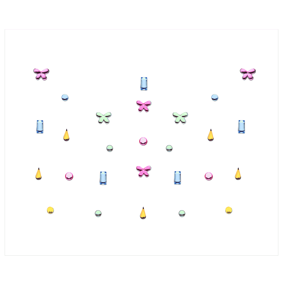 It's A Rainbow Bling Nail Sticker