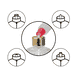 Vaporisateur de parfum Black Set