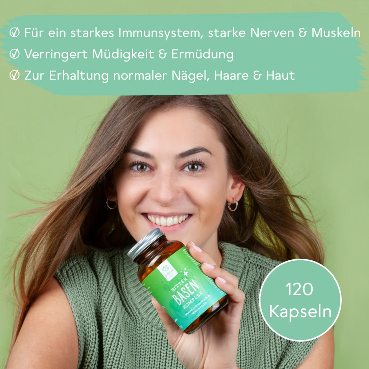 Plus Bitter Basen Komplex - 120 Kapseln