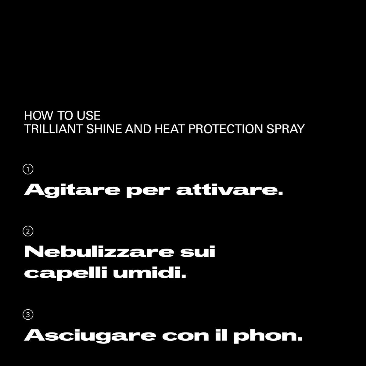 Shine and Heat Protection Spray