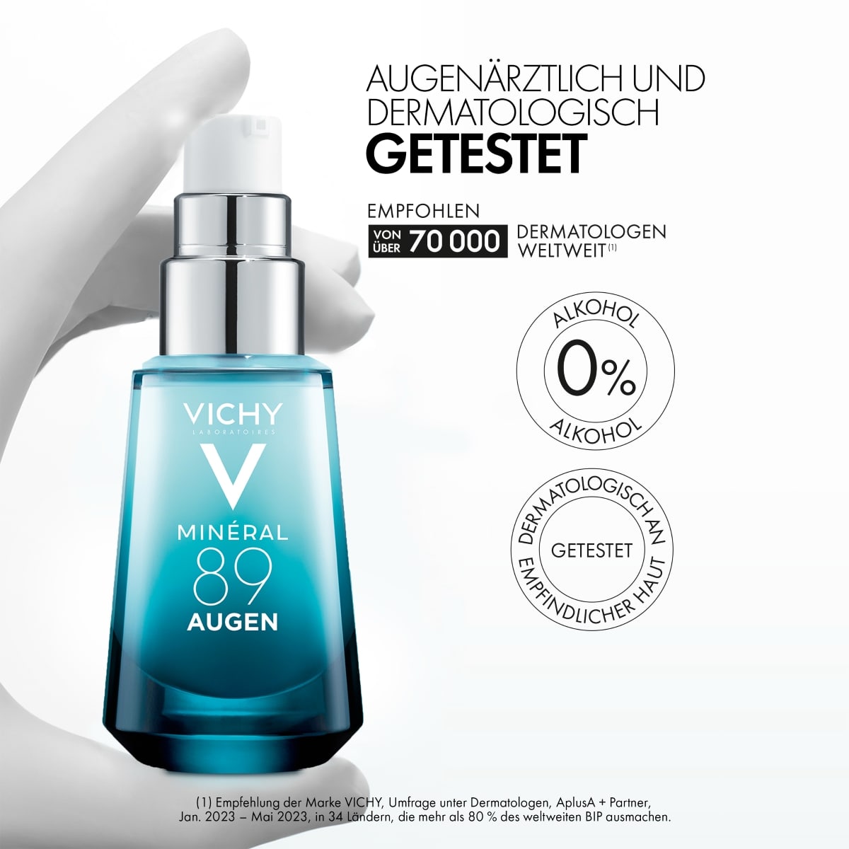 Regenerierende Augenpflege mit Hyaluron