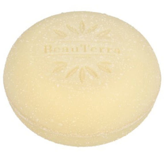 Solid shampoo with green tea for normal hair