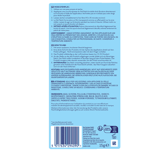 Anti-Pickel Unsichtbares Peel-Off Gel