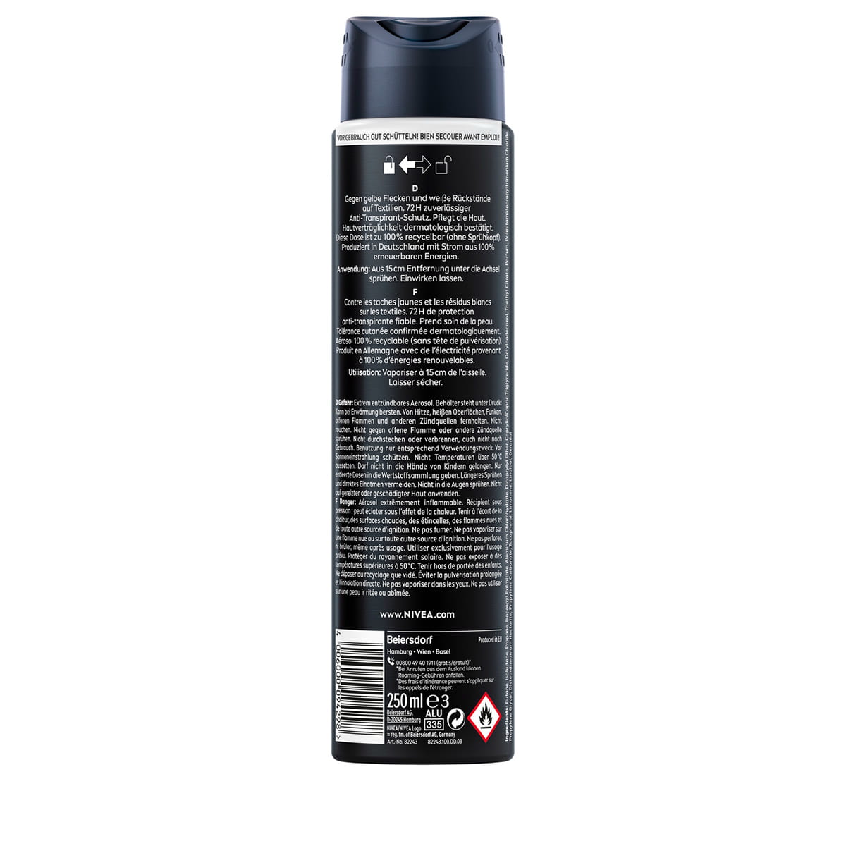 Black & White Invisible Original Deo Spray Male XXL Duo
