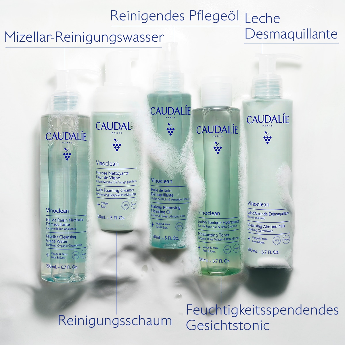 Mizellar-Reinigungswasser mit Traubenwasser