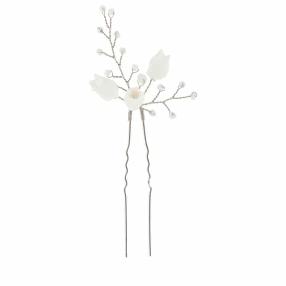 Épingles À Cheveux Fines Avec Fleurs