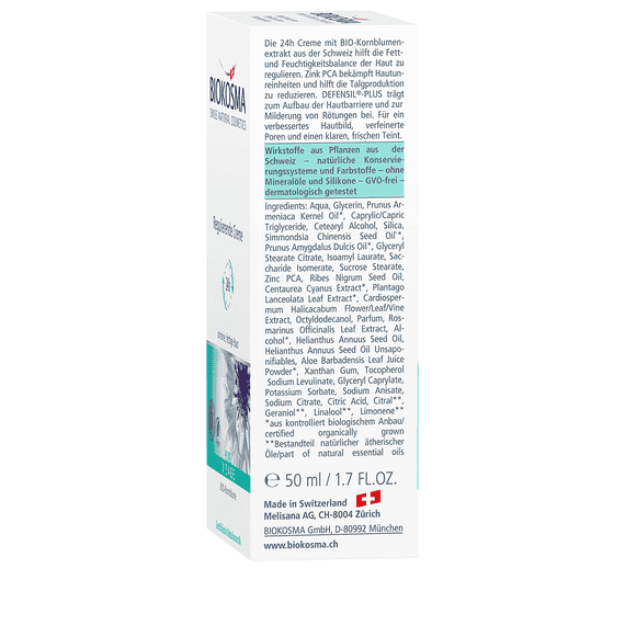 Crème régulatrice 24h