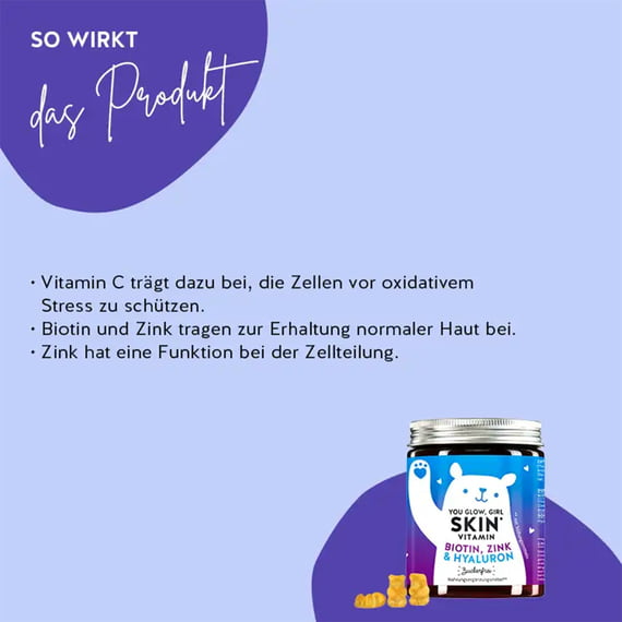 You Glow, Girl Skin Vitamin - 60 Bears