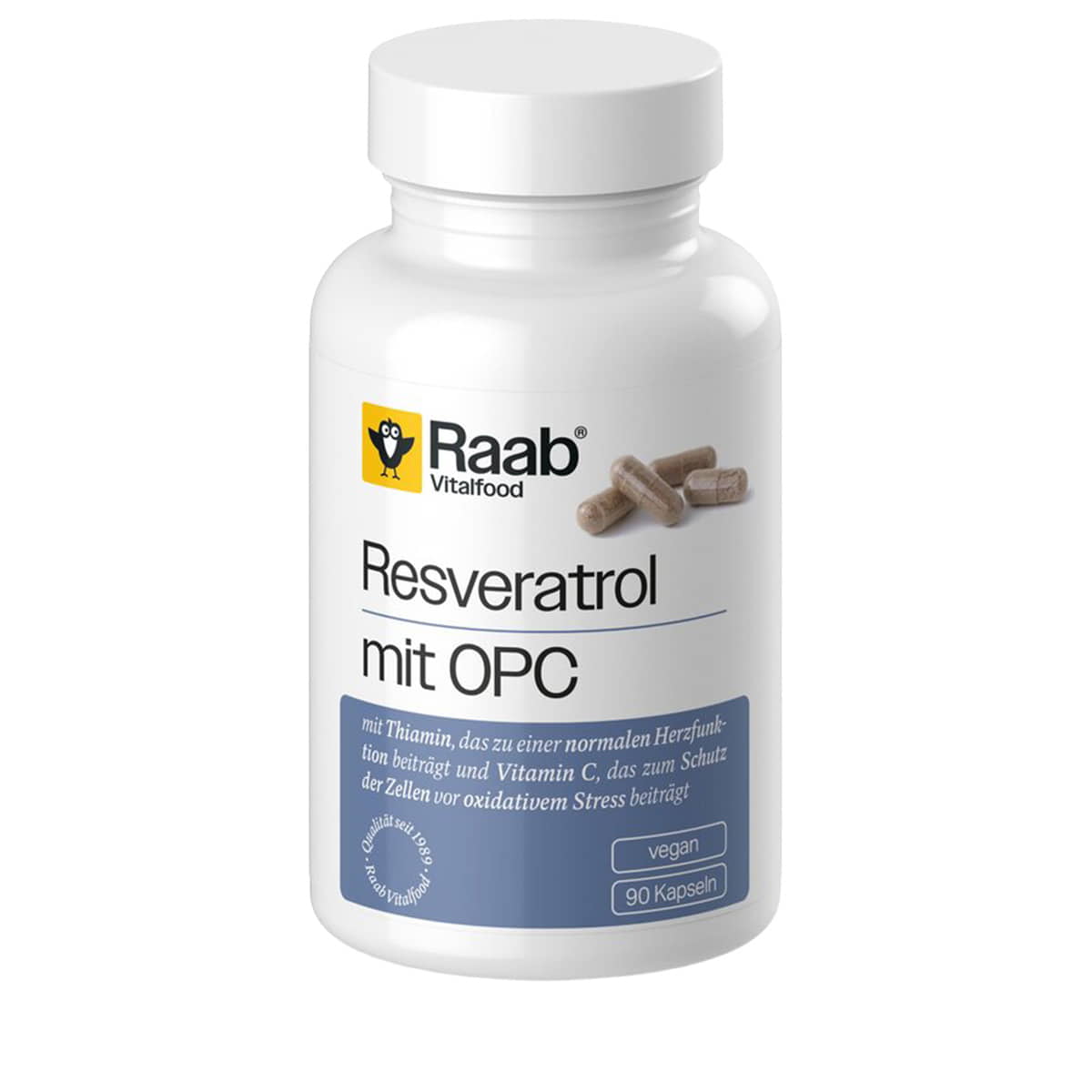 Resveratrol with OPC capsules