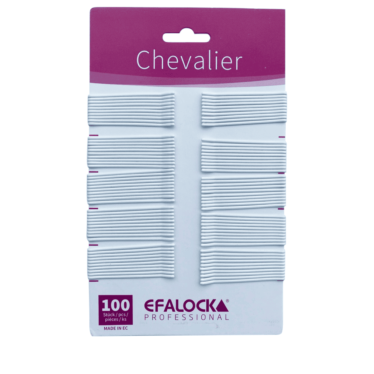 Chevalier Haarklemmen 5 cm Weiss 100 Stk.