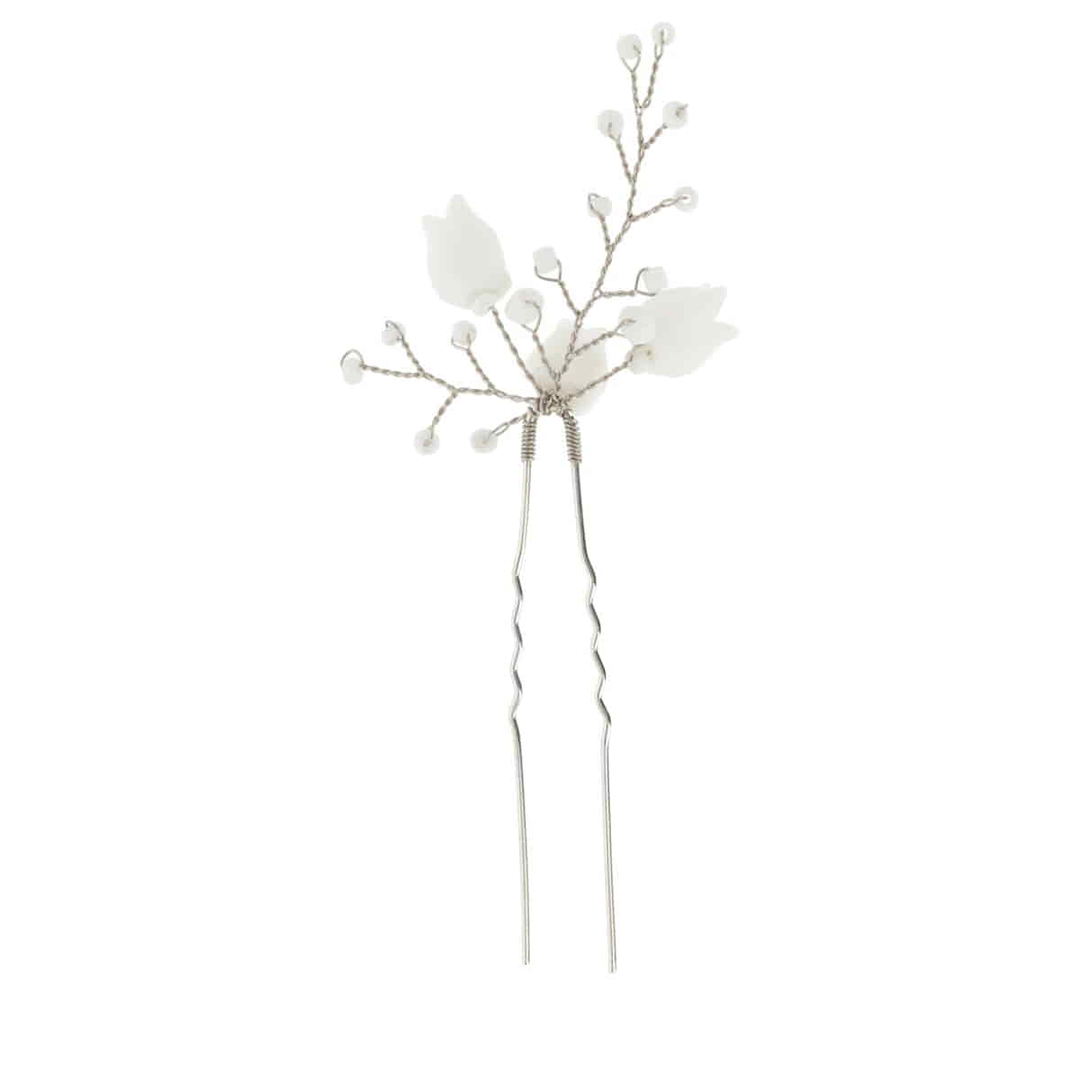 Épingles À Cheveux Fines Avec Fleurs