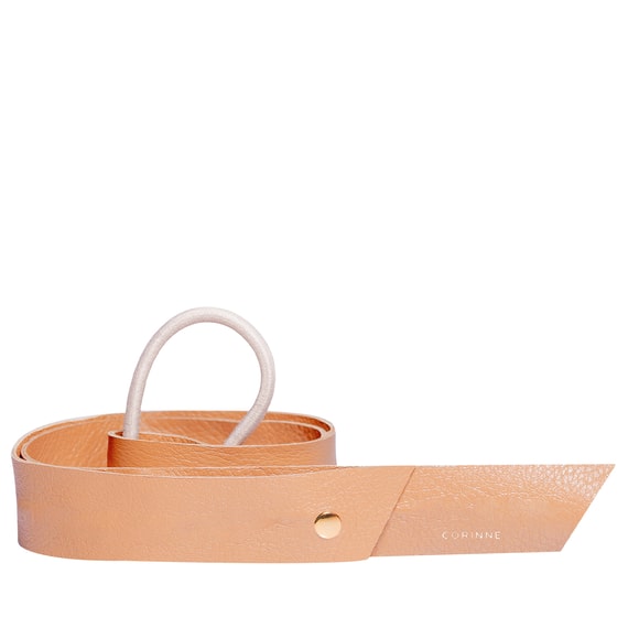 Leather Band Long Bendable Camel