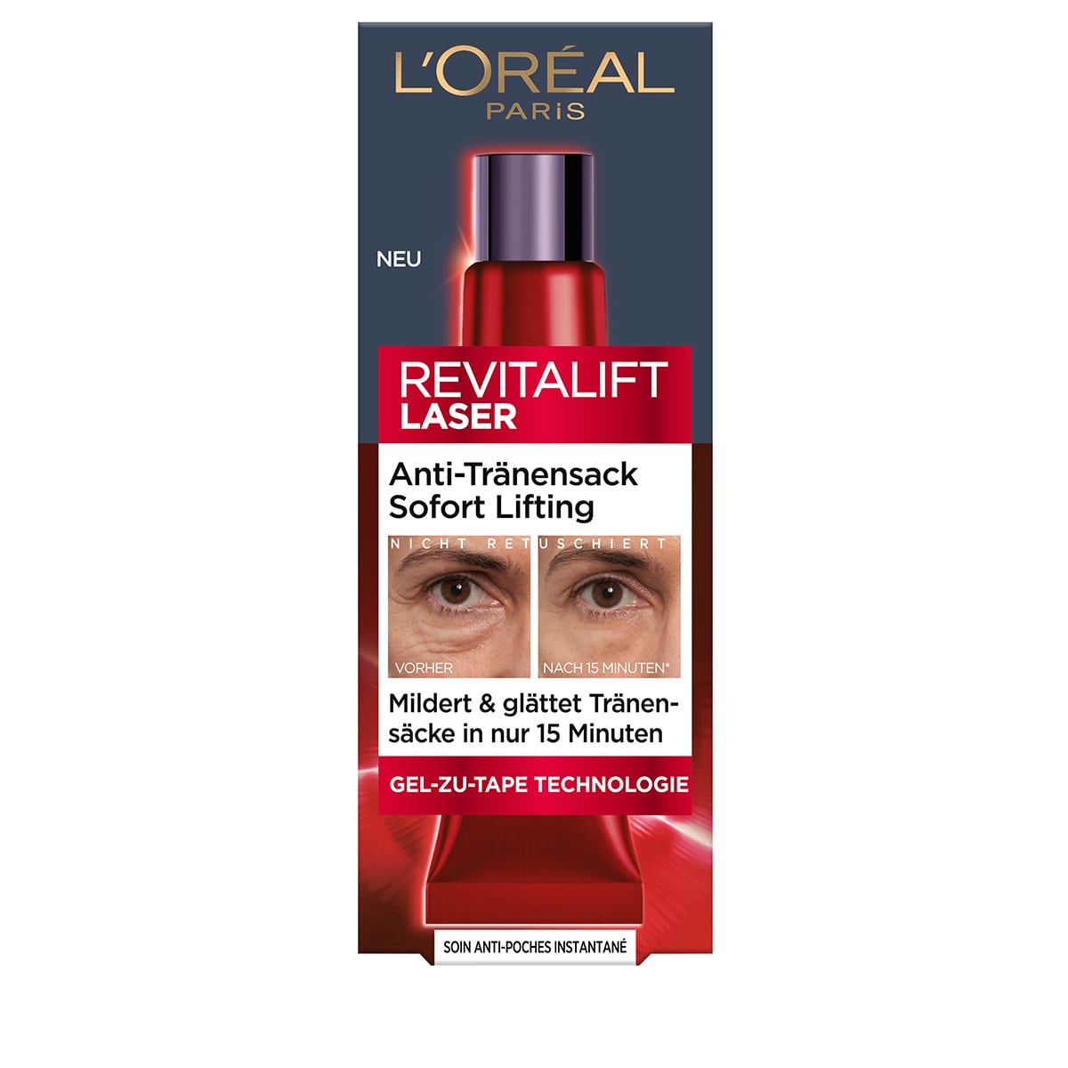 Lifting immédiat anti-poches Laser