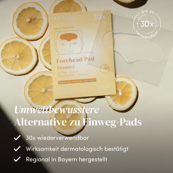  Wiederverwendbares Stirn Pad mit Vitamin C