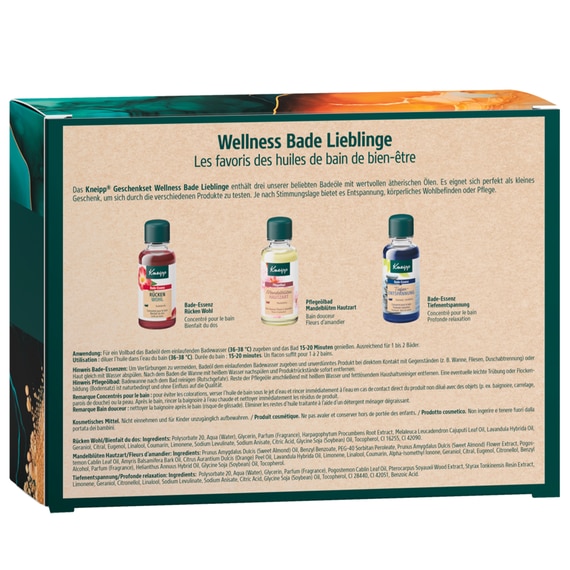 Geschenkset Wellness Bade Lieblinge