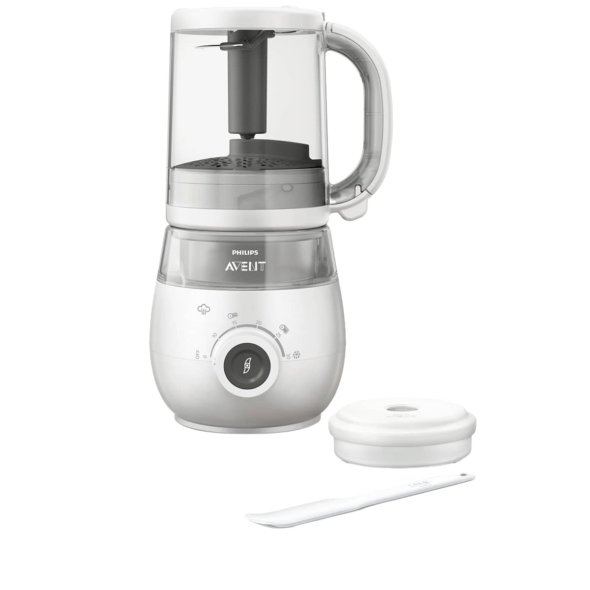 Cuocivapore e frullatore 4 in 1 premium