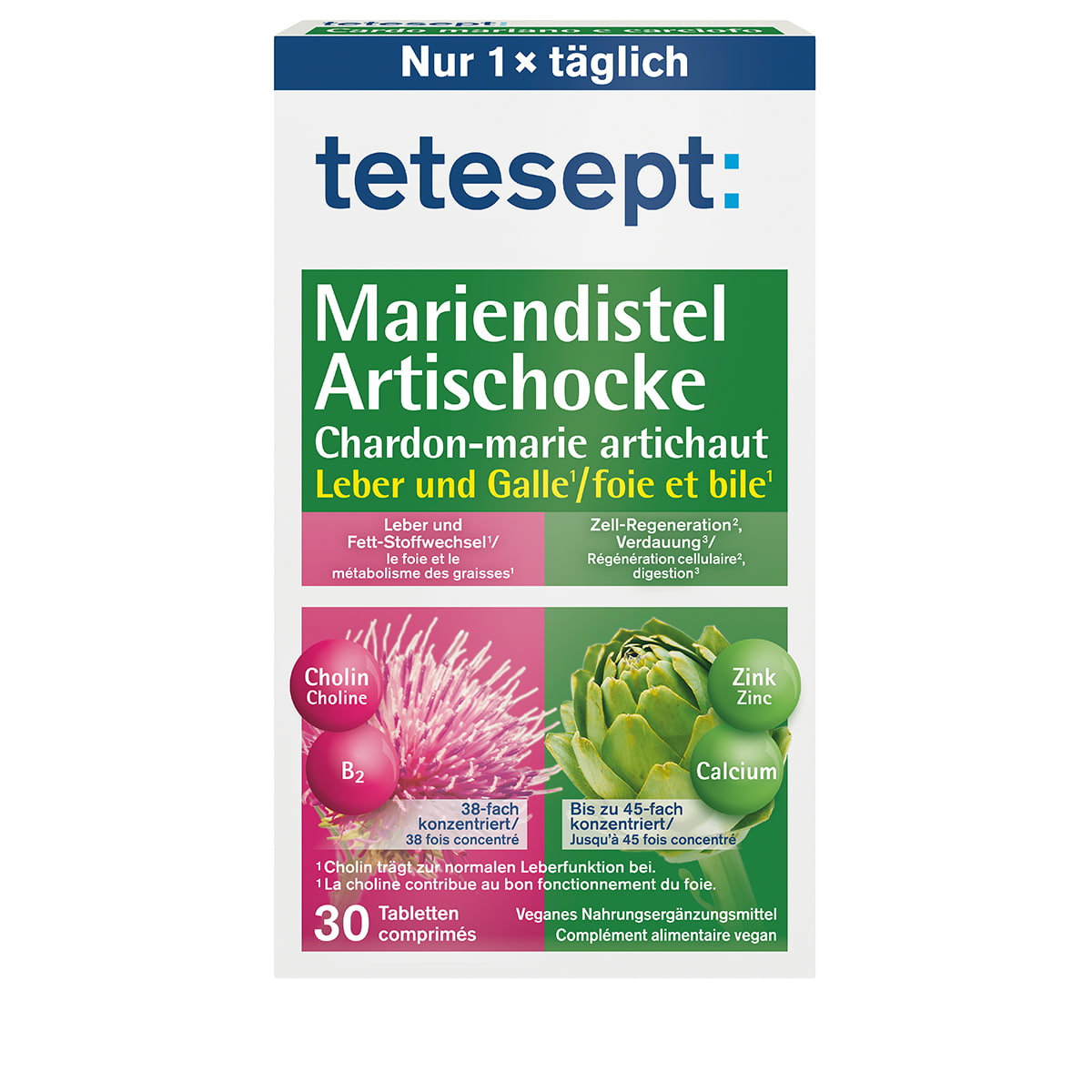 Milk Thistle-Artichoke - 30 Tablets