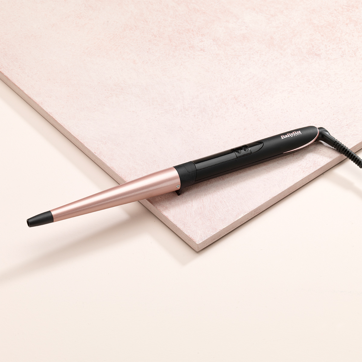 Curling Iron Rose Quartz Conical C454E