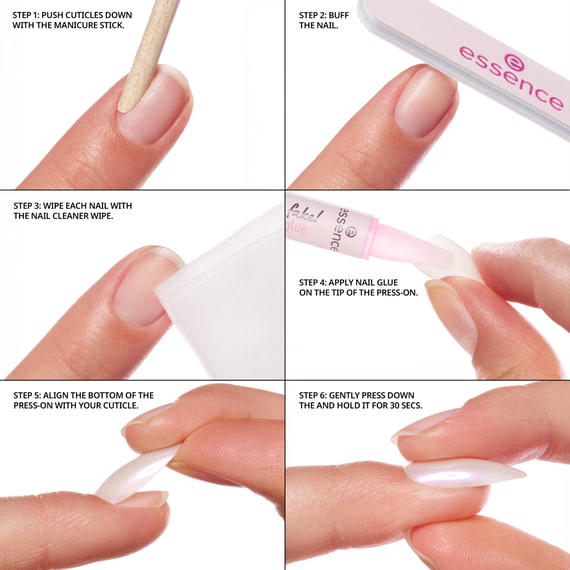 Press-On Nails Manicure Set - 03 Babyboomer