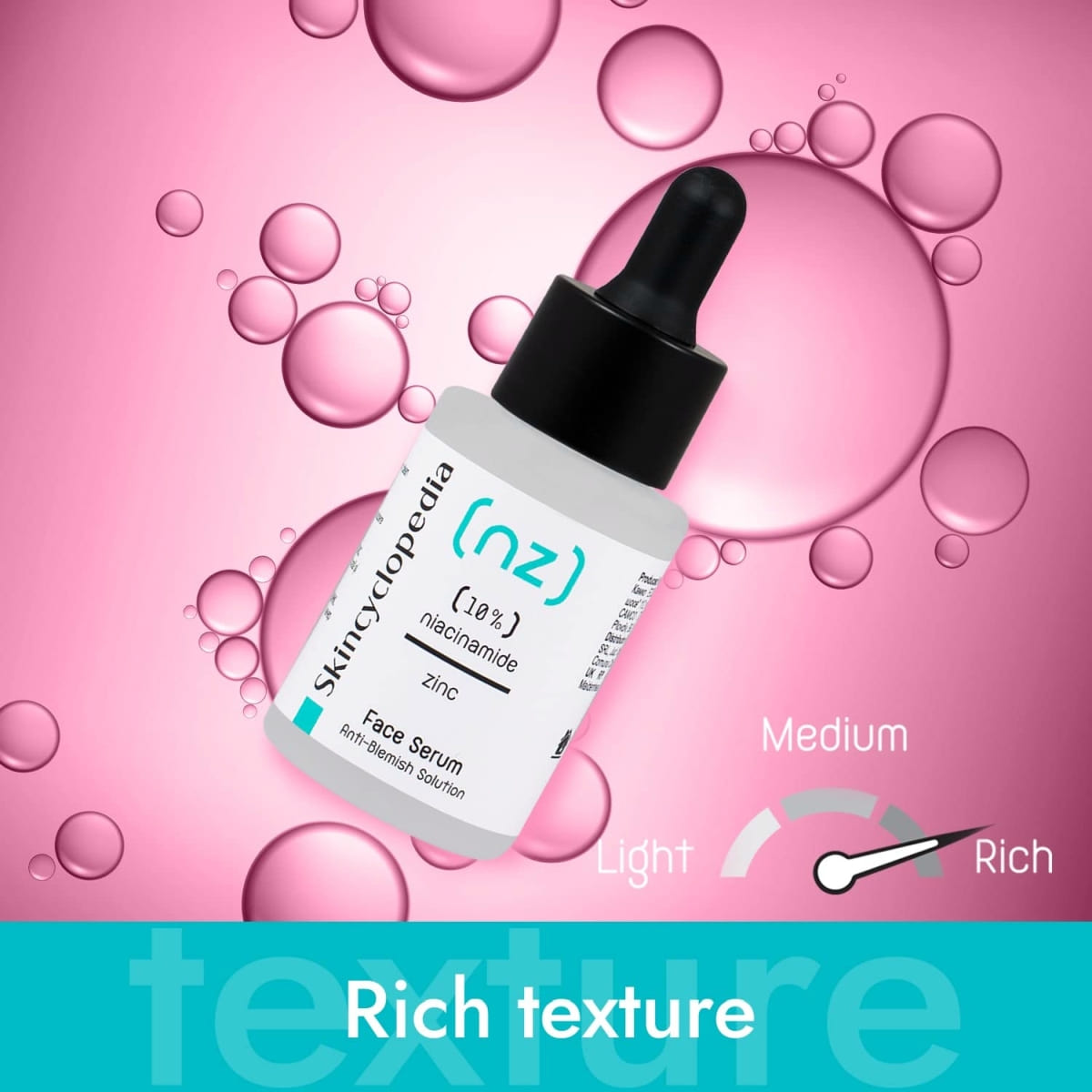 Face Serum 10% Niacinamide + 1% Zinc