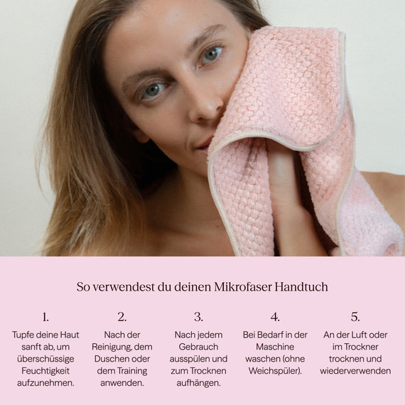 Ultrasaugstarkes Handtuch für das Gesicht - 2er Set