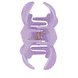 Lotus Hair Clip - Soft Lilac