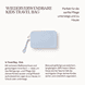 Wiederverwendbare Kosmetikbag - Kids - Pastel Blue