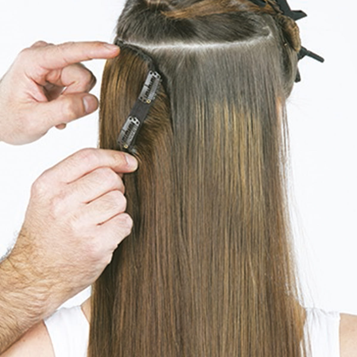 Full Head Extensions 50/55 cm - 1001, Platinum Blond
