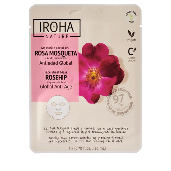 Anti Age Face Sheet Mask Rosehip + HA